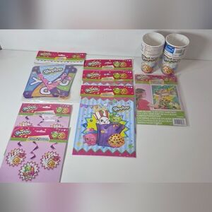 Shopkins Pink Party Supplies Kit